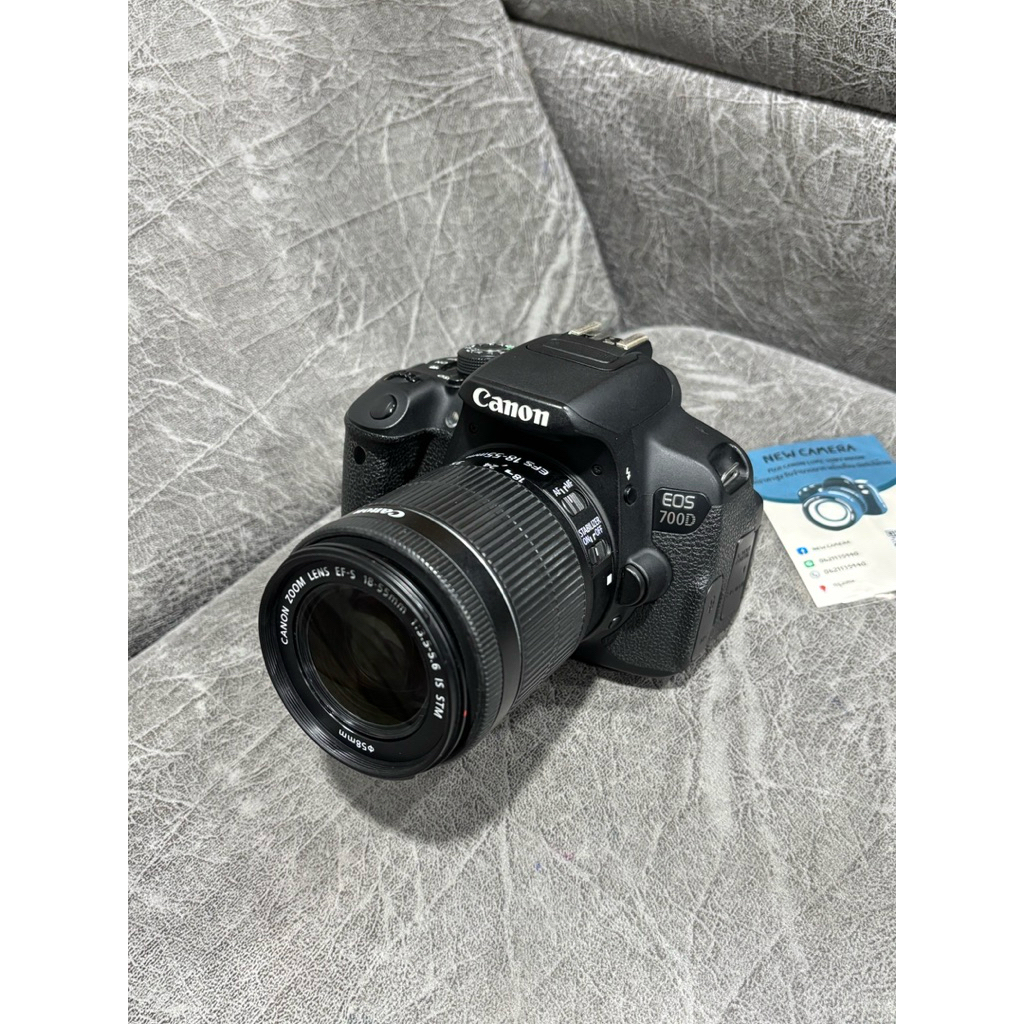 Canon EOS 700D กล้องมือสอง ราคาถูก ขอบจอคล้ำ รอบการใช้งานทั่วไป