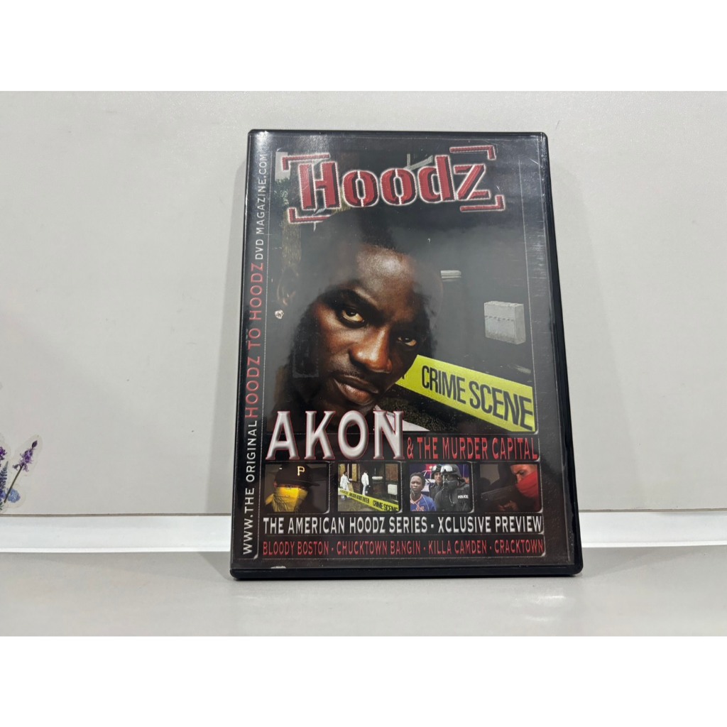 1 DVD MUSIC  ซีดีเพลงสากล  AKON & THE MURDER CAPITOL THE AMERICAN HOODZ      (C7B13)