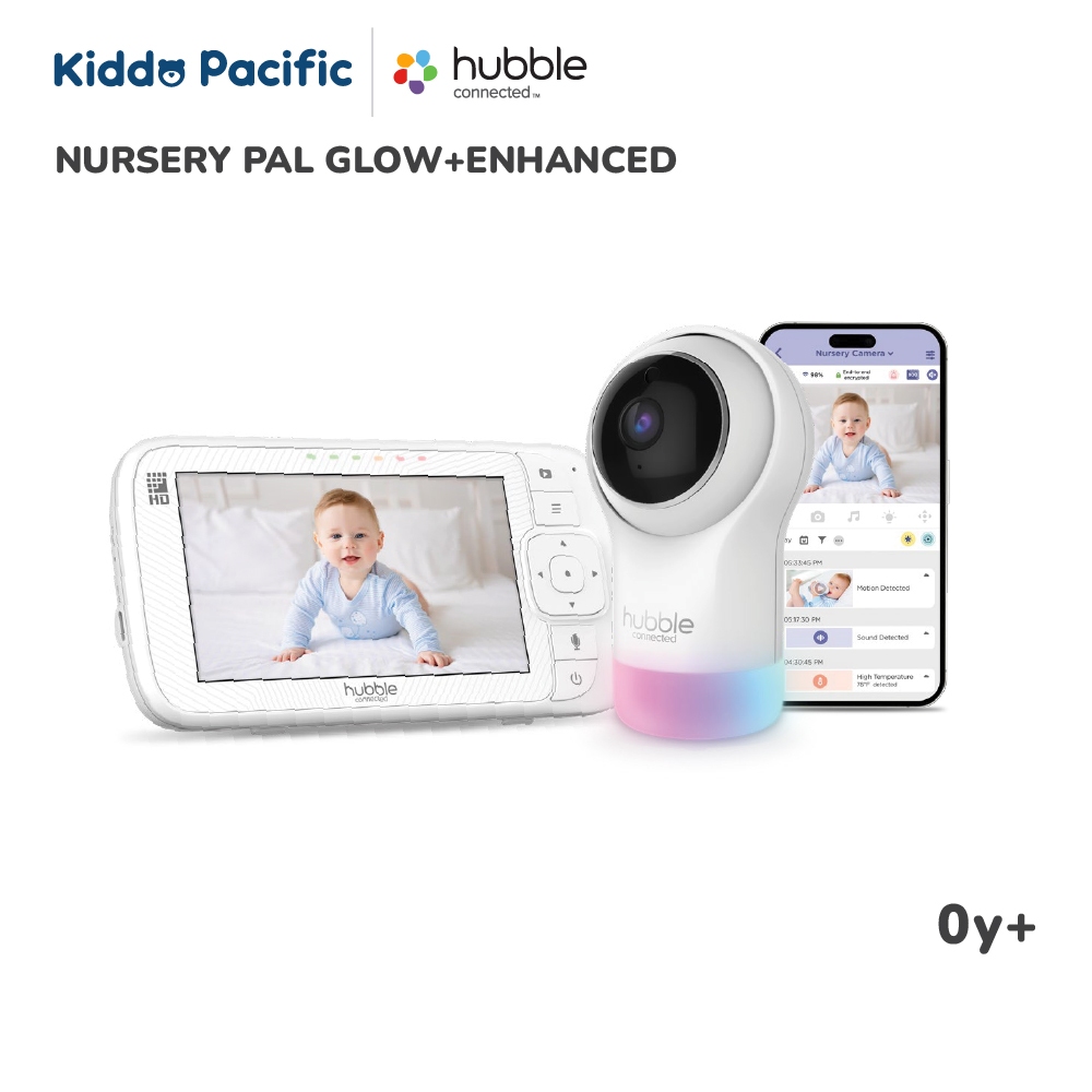HUBBLE NURSERY PAL GLOW+ENHANCED เครื่องมอนิเตอร์เด็กอัจฉริยะ
