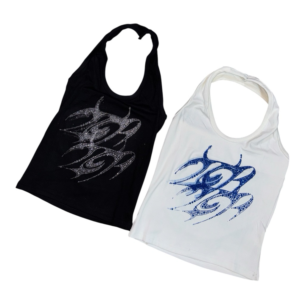 (ทักแชทรับโค้ด20%) เสื้อผ้า 1mill Z9 ผู้หญิง สายเดี่ยว เกาะอก ครอป มือ1มือ2 ของแท้