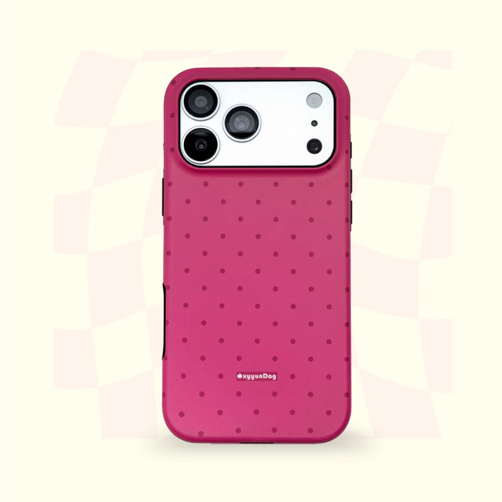 Oxygendog case เคสไอโฟน ลาย1 polka dot For iPhone 17ProMax 17Pro 17 16ProMax 16 15 14 13 ชาร์จไร้สาย thumbnail 7