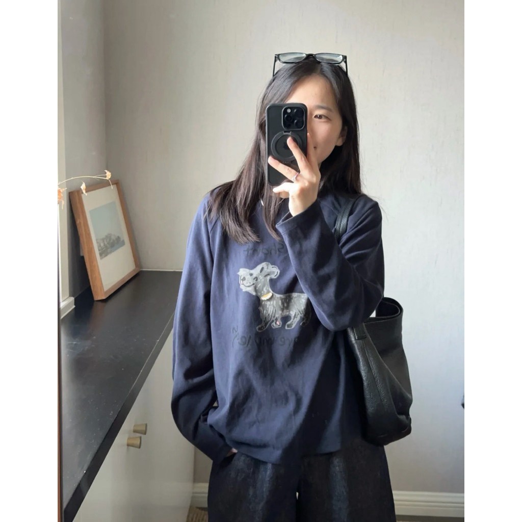 top size s sweater blue
