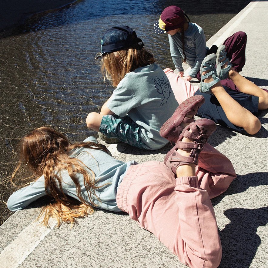 KEEN × Namuk صندل أطفال Seacamp II CNX — بنفسجي — صورة 2