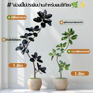 【ปรับแต่ง DIY ได้เอง 2026 รุ่นใหม่】 ต้นไม้ปลอม ต้นไม้ปลอมใหญ่ 120/160/180cm ความจำลอง 99% สำหรับตกแต่งบ้านและสว