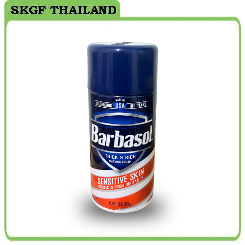 ครีมโกนหนวด Barbasol Sensitive Skin (10oz.) สูตรสำหรับผิวแพ้ง่าย