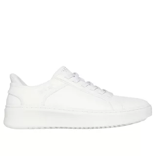 Skechers สเก็ตเชอร์ส รองเท้าผู้ชาย Men Court Break Street Shoes - 183177-WHT - Air-Cooled Memory Foam
