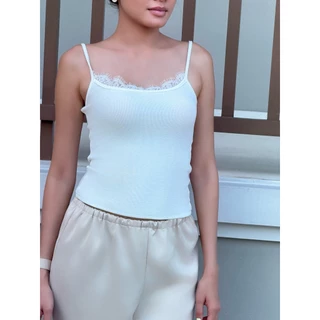 SEASON STUDIO - JADE LACE TOP / เสื้อสายเดี่ยวลูกไม้