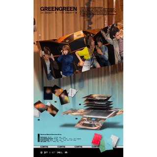 [พร้อมส่ง] อัลบั้ม ไม่แกะซีล Cortis - The 2ND EP [GREENGREEN]เลือกปกได้