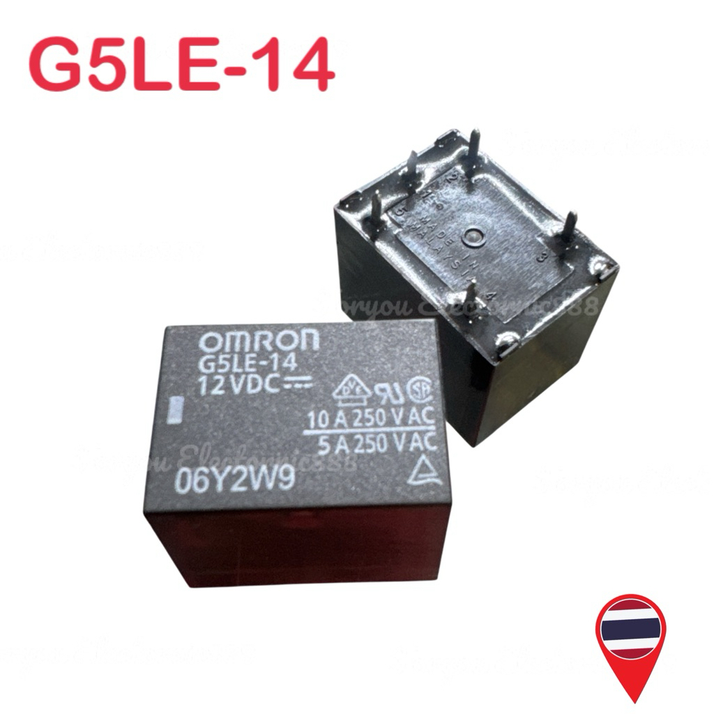 รีเลย์ รุ่น G5LE-14 12VDC 10A/250V 5ขา ของใหม่