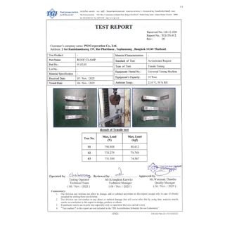 ( แพค 10 ชิ้น ) PSI ROOF clamp NEW ( ใหม่ ยึดแน่นกว่าเดิม ) อุปกรณ์จับยึด แผงโซลาร์เซลล์