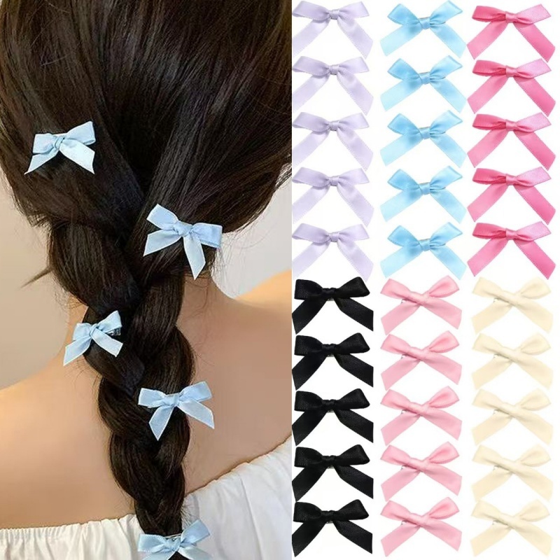 กิ๊บติดผม โบว์จิ๋ว กิ๊บขนาดเล็ก 15 สี น่ารัก สไตล์ลูกคุณหนู เครื่องประดับผม ที่คาดผม กิ๊บ