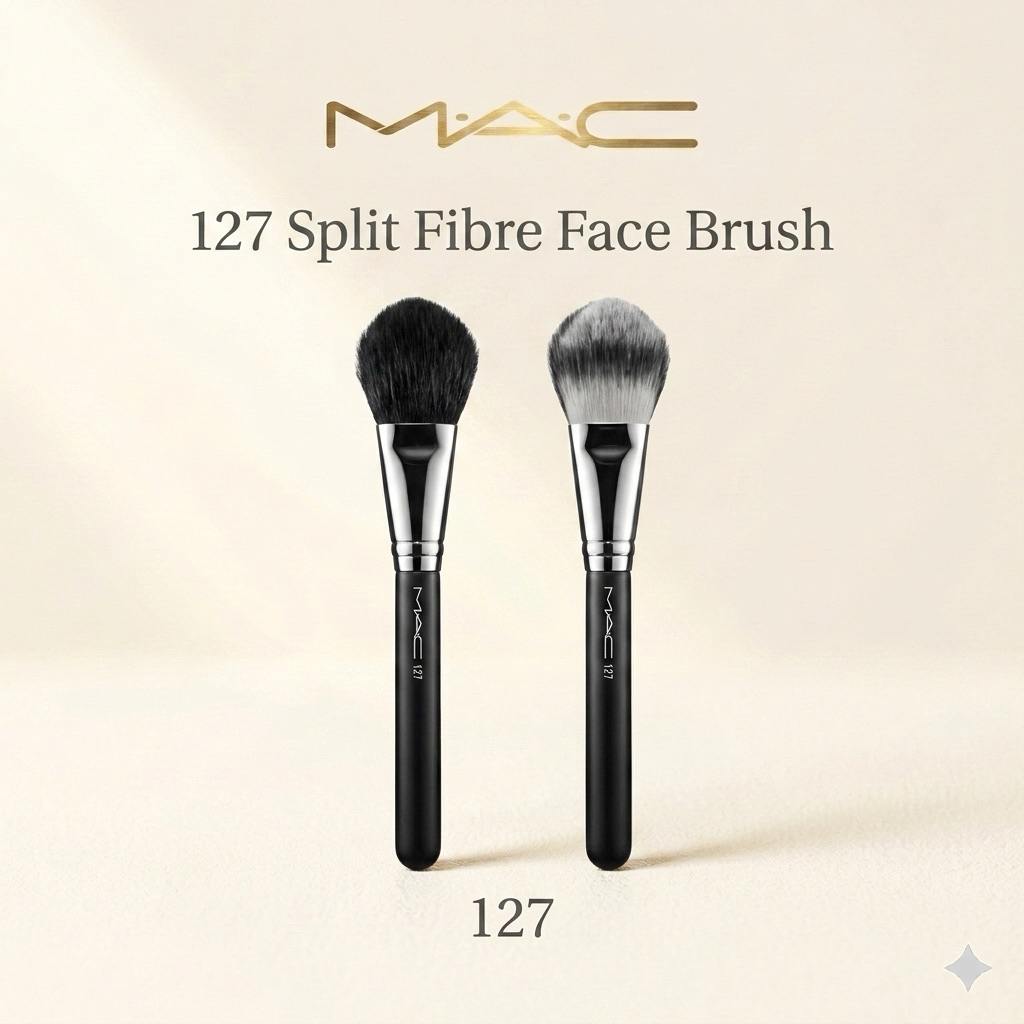 🧸M.A.C แท้/พร้อมส่ง Mac127 Split fibreface brush แปรงปัดแก้ม