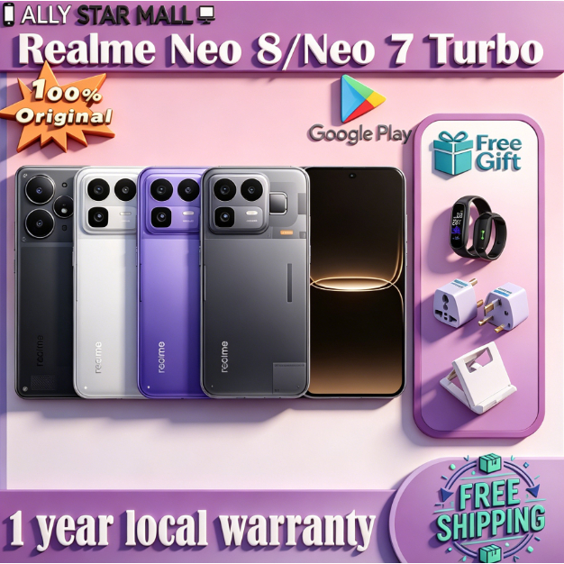 Realme Neo 8 Snapdragon 8 Gen 5 6.78 inches Realme Neo8 Realme Neo 7 Turbo Dimensity 9400e | รับประก