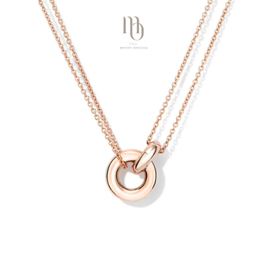 [Free Gift Box] Mutify - Eternity Rosés กุหลาบอมตะ - สร้อยคอเงินแท้ 925s โรสโกล์ว - โชคลาภการเงิน ความมั่งคั่ง ความรัก