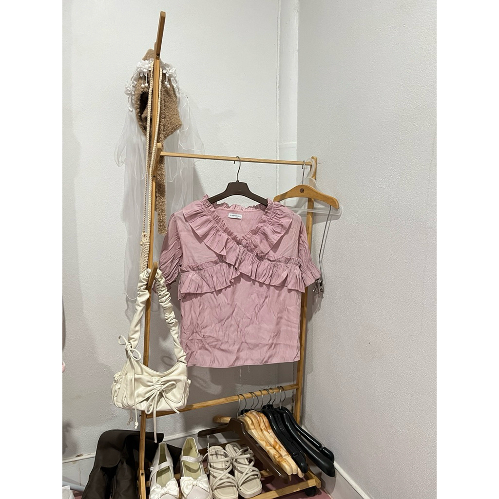 เสื้อGi-ants แต่งระบาย แขนจีบ