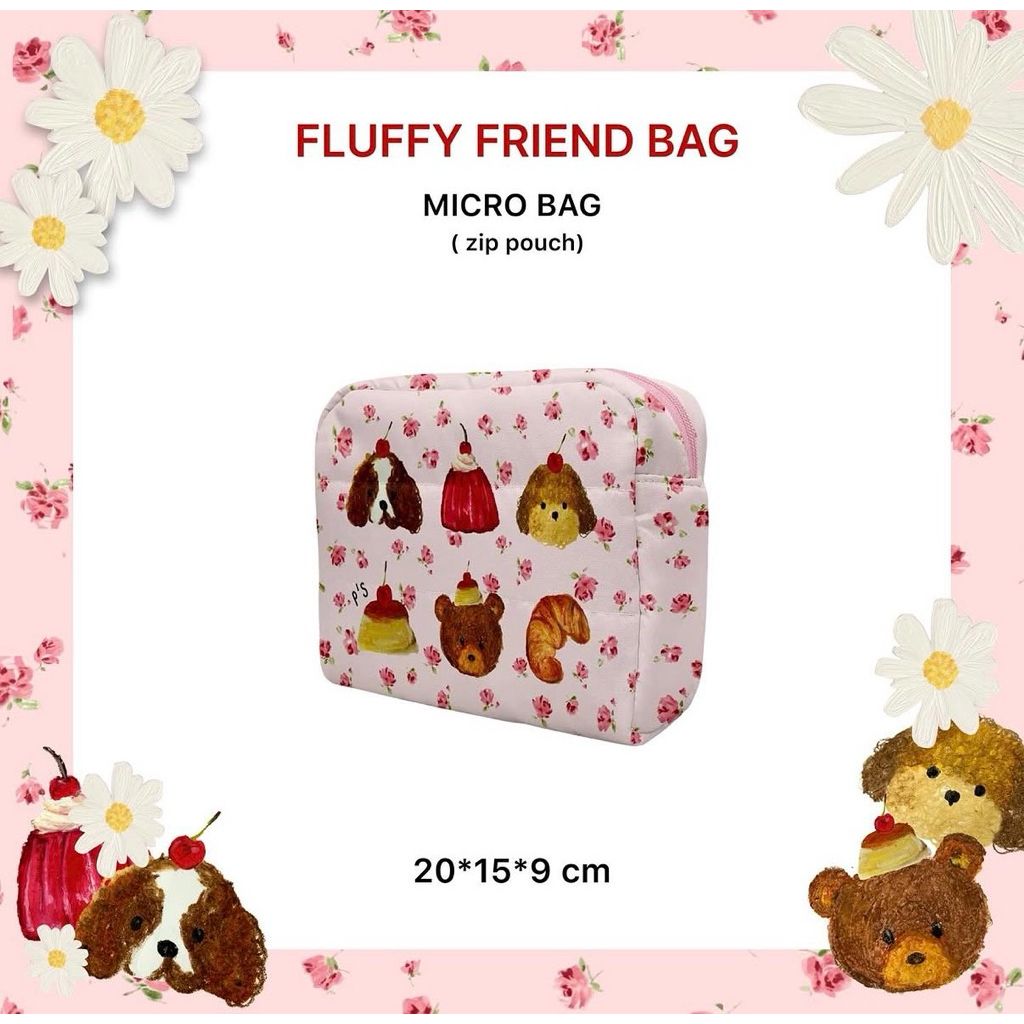 FLUFFY FRIEND BAG : 600฿ กระเป๋า แบรนด์ Psmaterial
