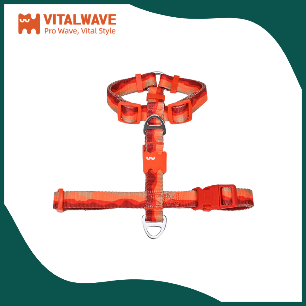VITALWAVE H-Harness สายรัดอก | Sunset Orange Glow