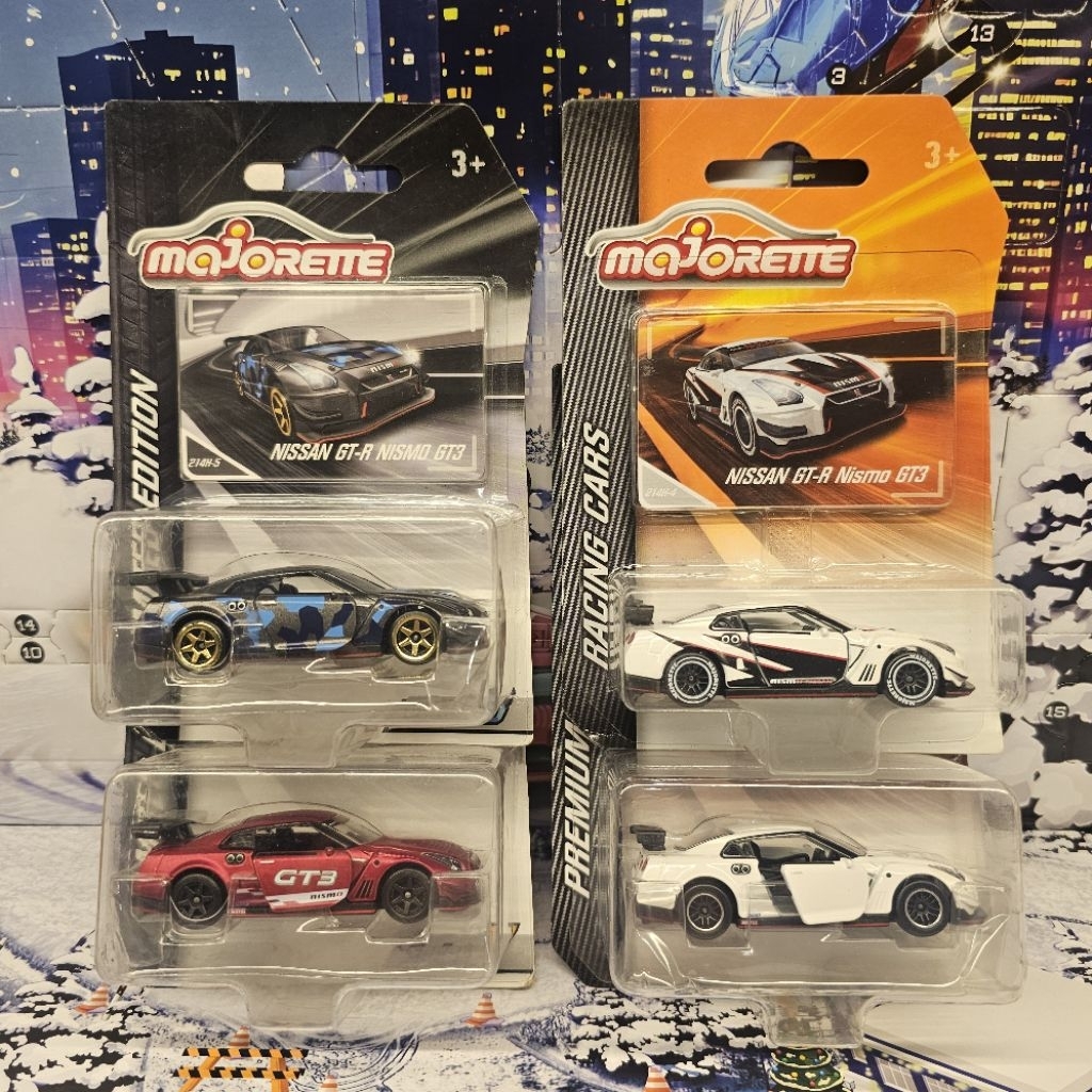 โมเดล รถของเล่น Majorette Nissan GTR R35 GT3 Nismo ในแพ็ค