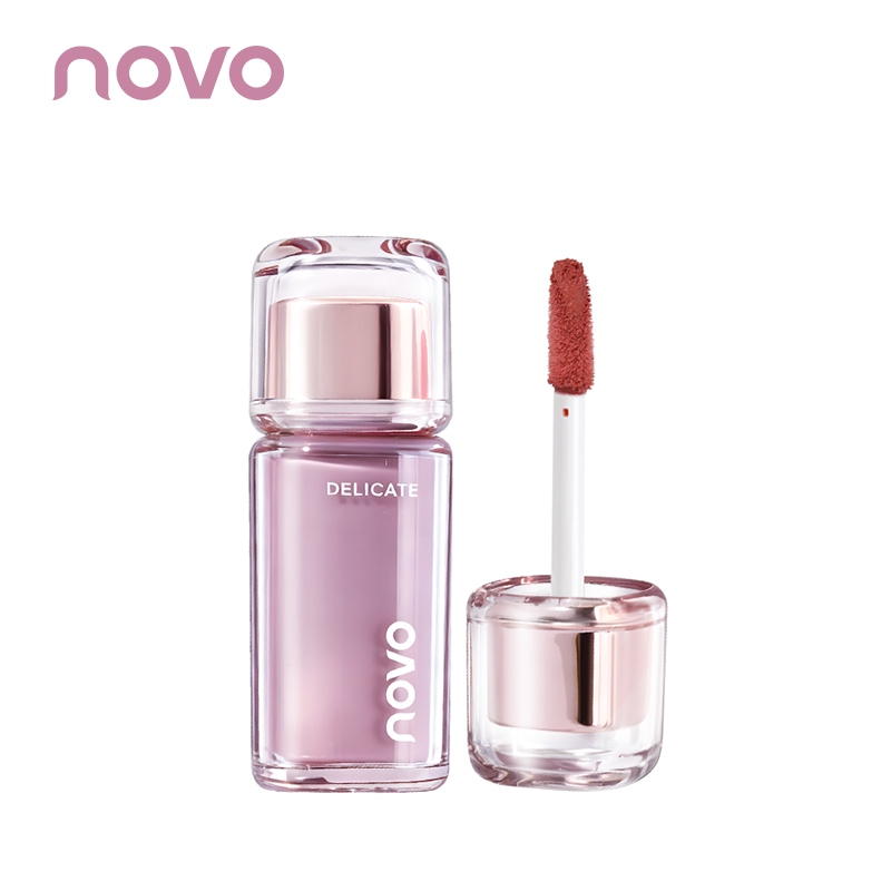 9201 (ใหม่/แท้) NOVO ลิปเนื้อมูส เนื้อนุ่มละมุน สัมผัสกำมะหยี่ เบลอร่องปาก เรียบเนียน ไม่ตกร่อง