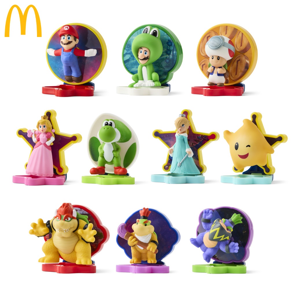 ของเล่น McDonald's - The Super Mario Galaxy Movie