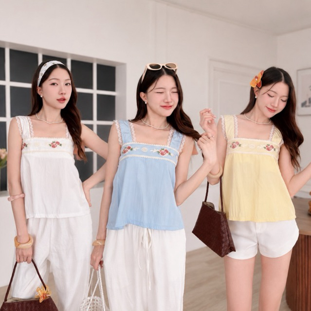 BB🧚‍♀️เสื้อแต่งลูกไม้ ผ้าไม่บาง ป้ายPROD 📍พร้อมส่งด่วน📍