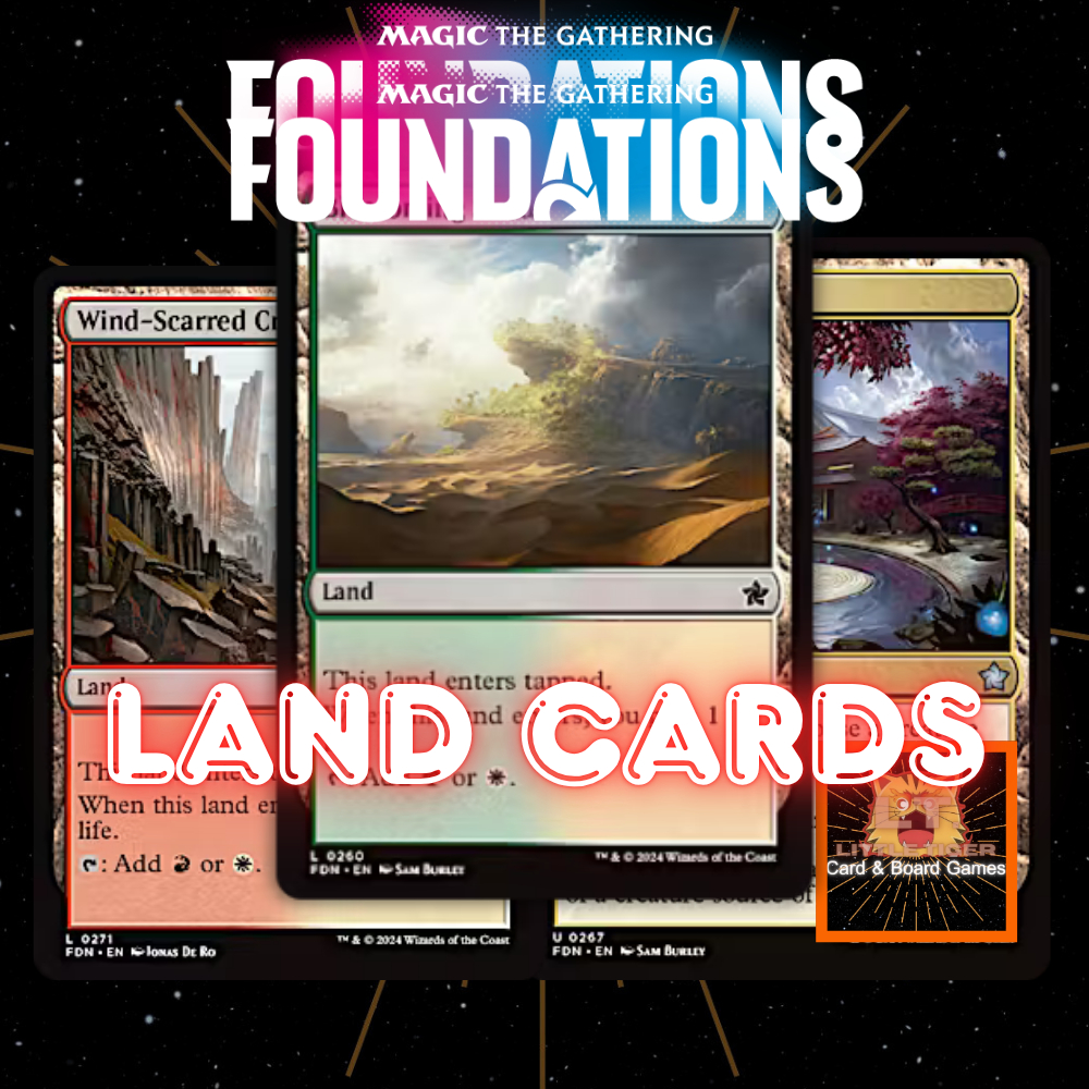 [MTG] [FDN] รวมการ์ด Land จากชุด Foundations