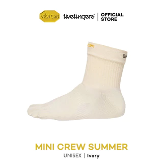 ถุงเท้า Vibram FiveFingers รุ่น Mini Crew Summer สี Ivory