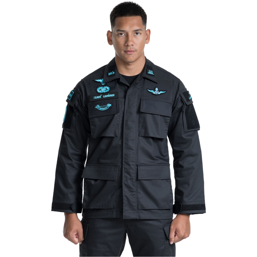 VALOR PX - Uniform Native BDU Serie [ทหารพราน] [จำหน่ายทั้งชุด] ชุดฝึก สีดำ ทหารพราน — صورة 3