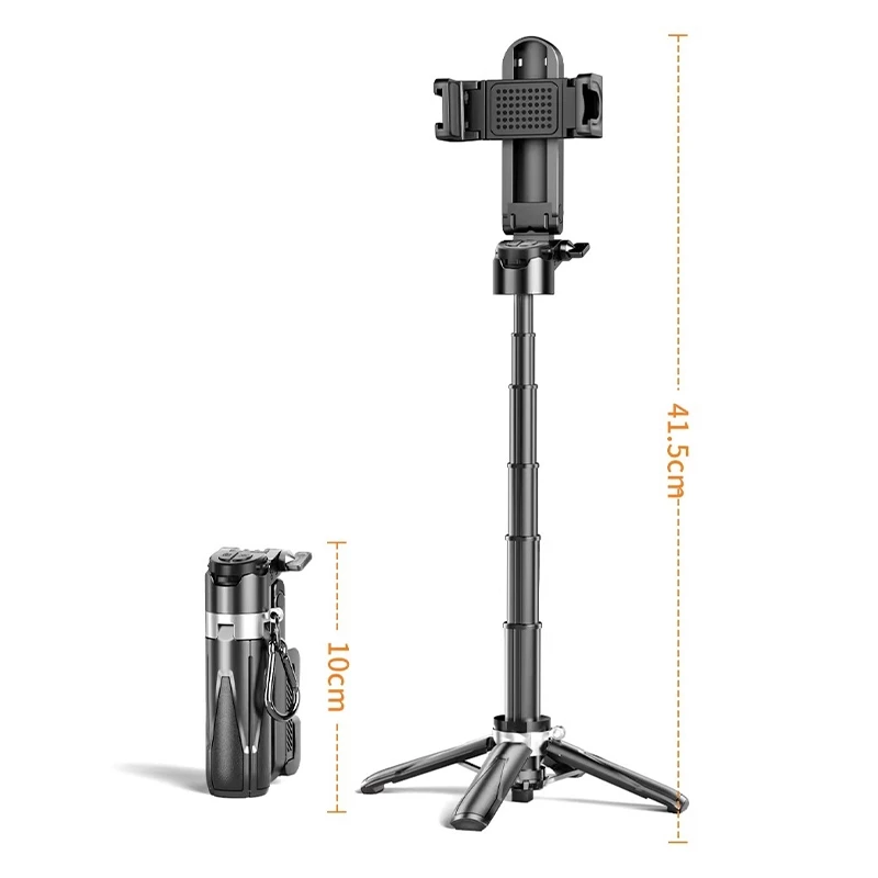 NEODIGI ไม้เซลฟี่ 3 in 1 Tripod รีโมทบลูทูธในตัว ไฟ LED 360° ยืดได้ 41.5 ซม. สีดำ ถ่ายรูปสวยทุกมุม มือถือทุกรุ่นใช้งานได thumbnail 10