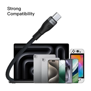 [ส่งด่วน] Orsen by Eloop S6 สายชาร์จ Type C to C 5A 100W 240W Fast Charger PD สาย โน๊ตบุ๊ค Laptop