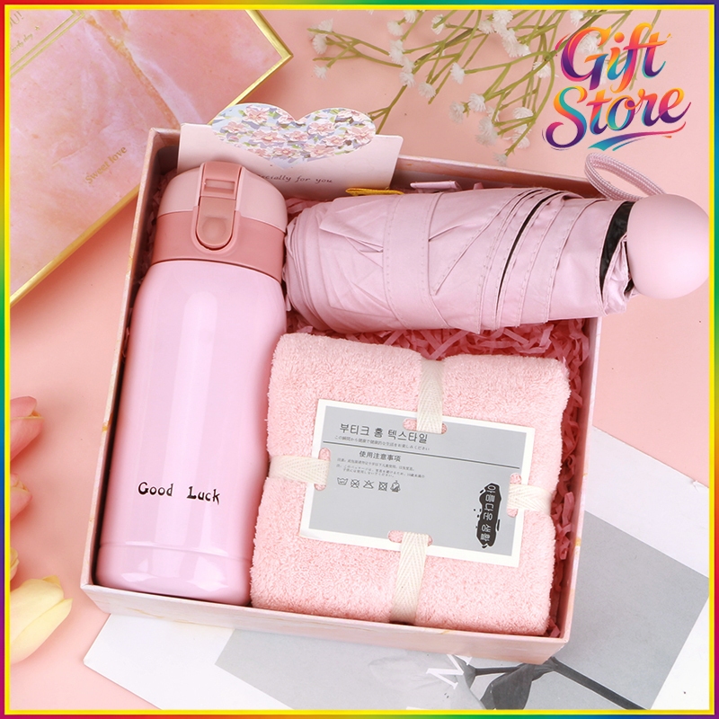 【Gift Bag+Card】Gift Set ของขวัญสุดประณีต ของขวัญสำหรับคนรักและเพื่อน เพื่อนร่วมชั้น บริษัท และเทศกาล