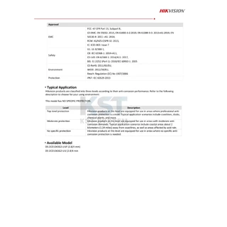 DS-2CD1043G2-LIU (เลือกเลนส์) กล้องวงจรปิด Hikvision Smart Hybrid Light IPC 4MP PoE (ไมค์)