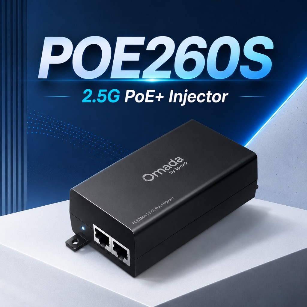 TP-Link POE260S 2.5G PoE+ Injector
