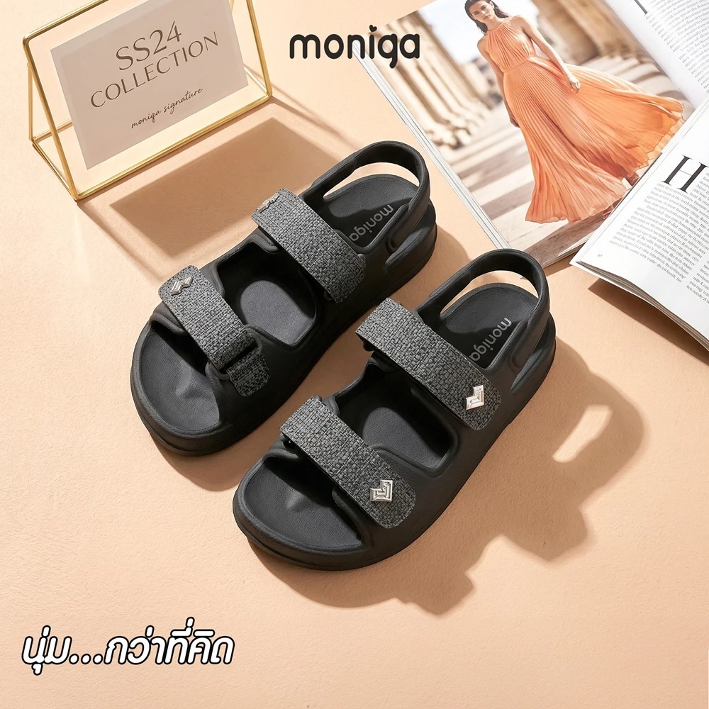 MONIGA รุ่น Cindy Weave รองเท้าแตะรัดส้น