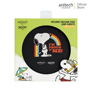 Anitech X Snoopy4 Mouse Pad รุ่น SNP-MP011 แผ่นรองเมาส์ผิวเรียบ ฐานยางกันลื่น