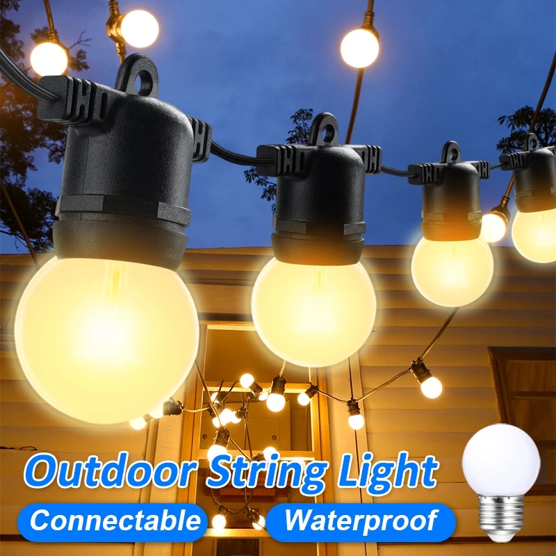 Qimedo G45 ไฟแต่งห้องนอน LED ไฟประดับ ไฟตกแต่งห้อง ไฟ LED เชือก กันน้ำกลางแจ้ง 220V ไฟเชือก ลาน แขวน
