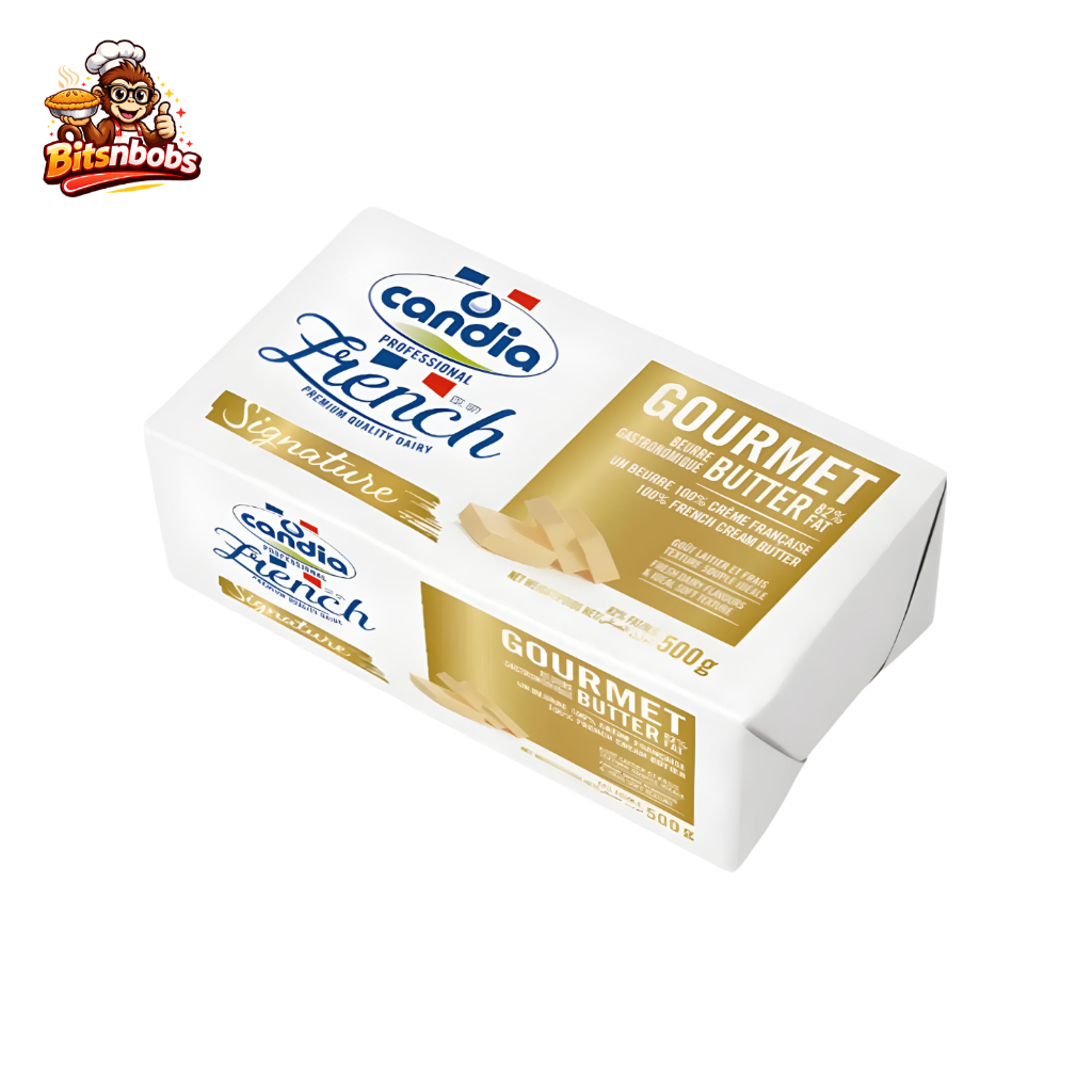 Candia Professional 82% Fat Gourmet Butter 500g - เนยคุณภาพสูง Candia Professional ไขมัน 82% ขนาด 500กรัม