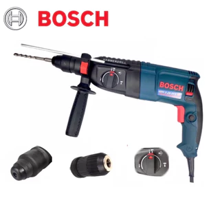 สว่านโรตารี่ 2500W - 2800W (ให้เลือก) เกรดเอเจาะปูน 3 ระบบ GBH2-26DFR ครบเครื่องพร้อมดอกเจาะ