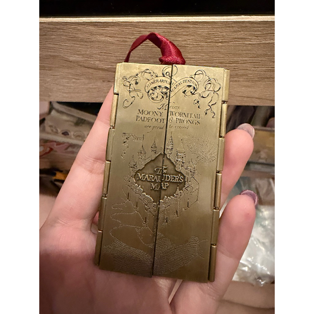 Marauder Map แผนที่ตัวกวน Harry Potter - ornament แขวนต้นคริสมาส หรือแขวนตกแต่ง