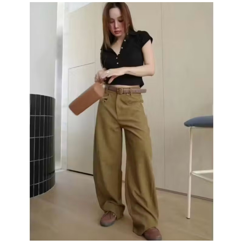 กางเกงลูกฟูก loonnystore sizeS #loonnystoreส่งต่อ ใส่ครั้งเดียว