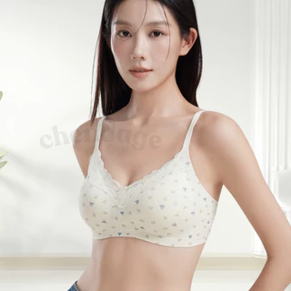 บราลูกไม้ไร้โครง B-156 รุ่นพรีเมี่ยม สไตล์น่ารัก ดันทรง อกชิด เก็บทรงสวย ลายดอกไม้ ใส่สบายไม่กดทับตลอดทั้งวัน พร้อมส่ง