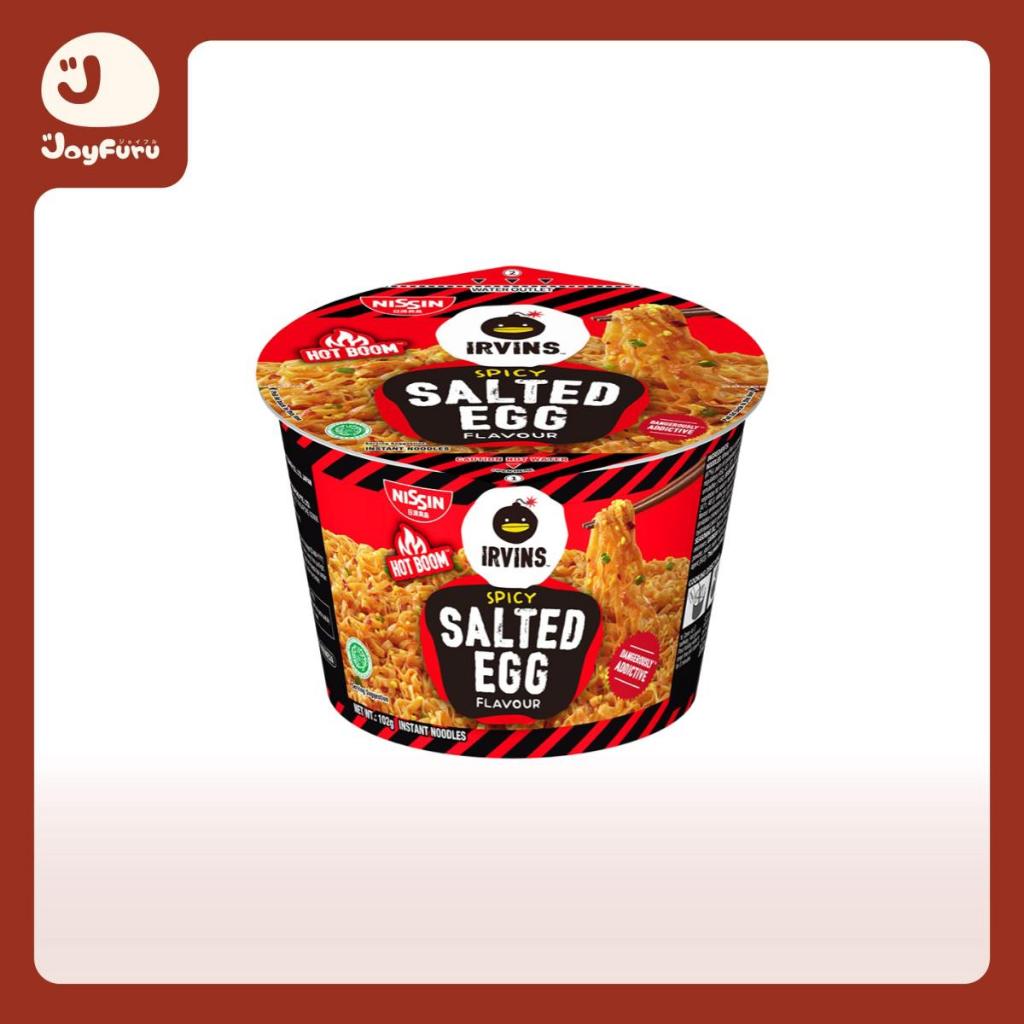 นิสชิน เออร์วินสไปซี่ซอลล์เต็ดเอ้ก 102ก. / Nissin irvins Spicy Salted Egg 102g.