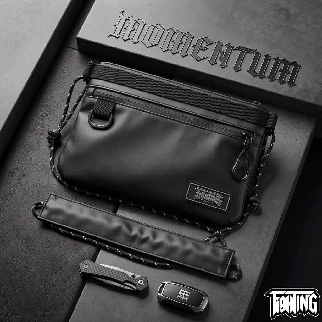 [ FIGHTING ] กระเป๋าสะพายข้าง MOMENTUM 10" กระเป๋าผ้าใบ Premium Handmade
