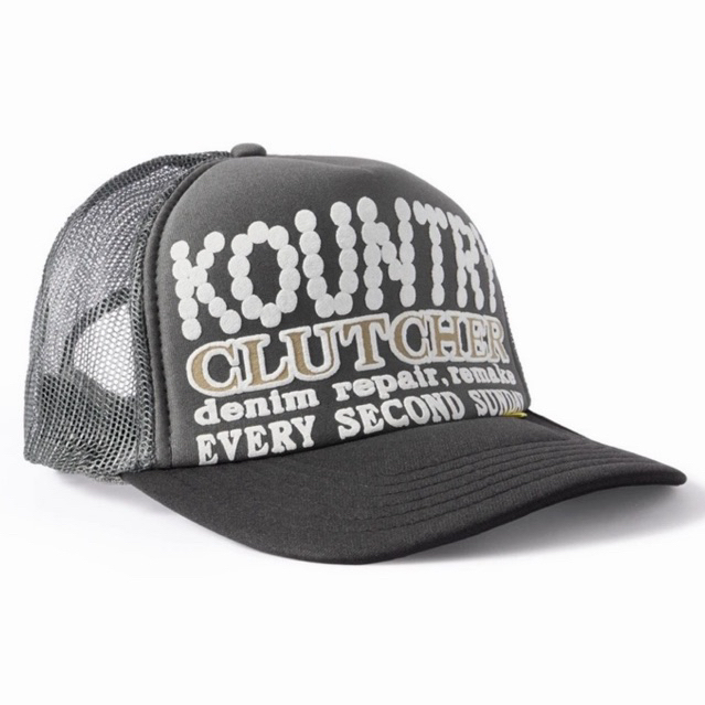 NEW !!! KAPITAL KOUNTRY PEARL CLUTCHER PRINTED CANVAS AND MESH TRUCKER CAP