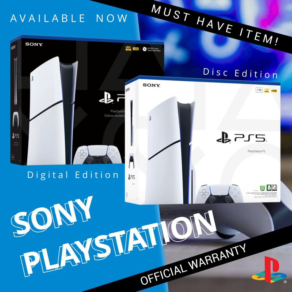 PlayStation 5 Slim Disc and Digital Version ✨ประกันศูนย์ไทย✨