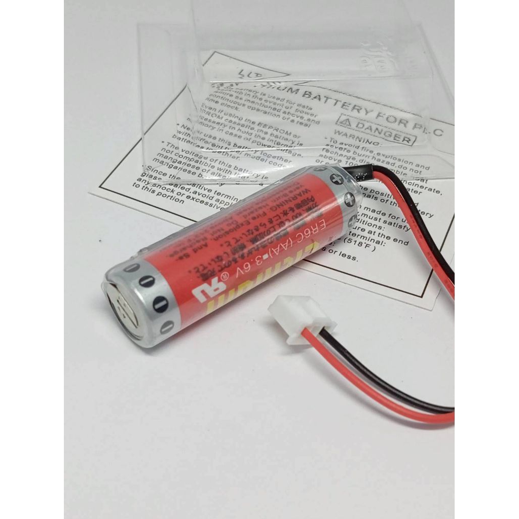 สั่งเลย แบตเตอรี่ลิเธียม Maxell รุ่น ER6C (AA) 3.6V maxell SUPER ของแท้!! แบตใหม่ ผลิตปีล่าสุดสินค้าออกบิลได้