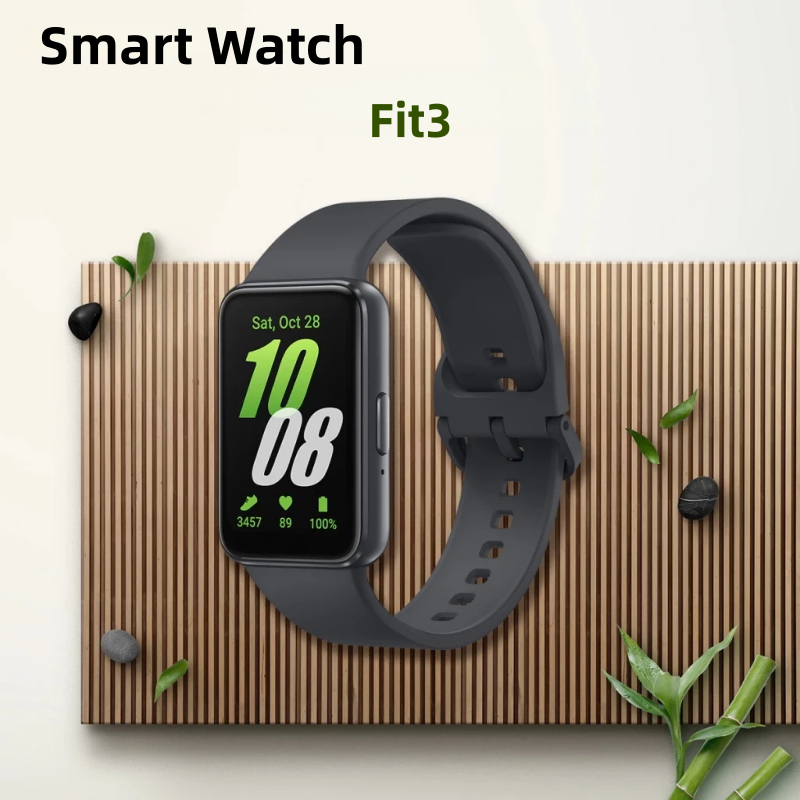 SmartWatch Bluetooth HUAWEI Fit3นาฬิกาติดตามการออกกำลังกาย ตรวจสอบการนอนหลับ กันน้ำ สำหรับเล่นกีฬา ระบบ Android และ iOS
