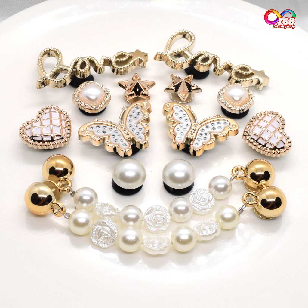 14 ชิ้น LOVE[ JB.94 ] ร้านไทย#jibbitz#จิบบิท#ติดรองเท้า#กระเป๋า#DIY พีวีซี น่ารัก อุปกรณ์เสริม ราคา ถูกที่สุด ดีลบีเคเค แกลเลอรีภาพที่ 6
