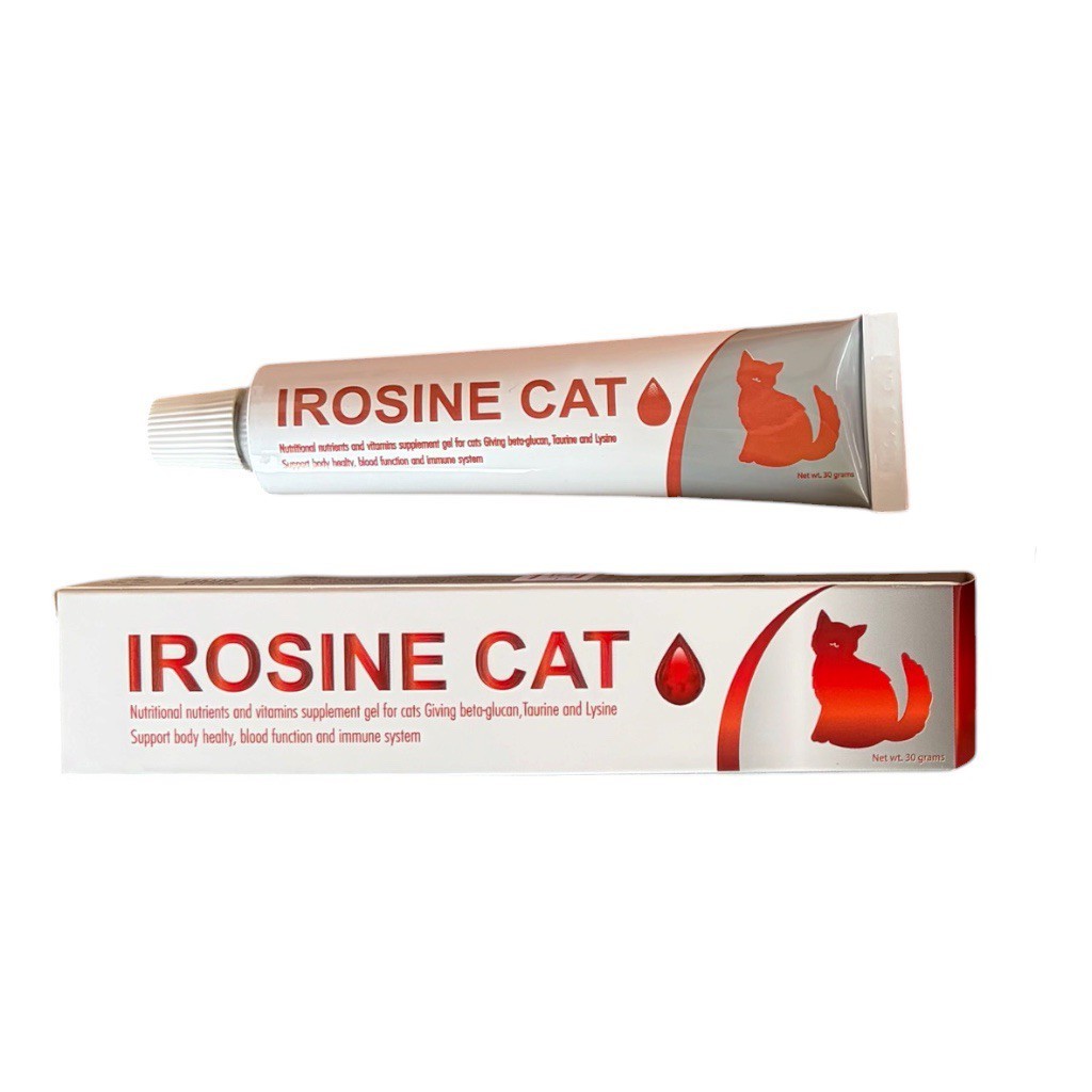 Irosine Cat ขนาด 30 กรัม วิตามินบำรุงเลือดสำหรับแมวแบบเจล ไอโรซีนแคท