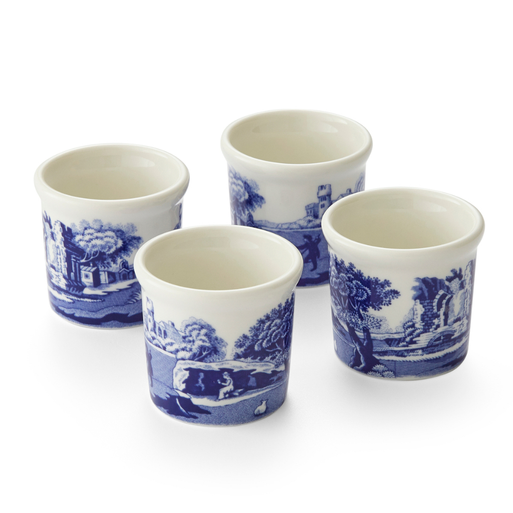 เซตถ้วยใส่ไข่ Spode Blue Italian Egg Cups Set of 4